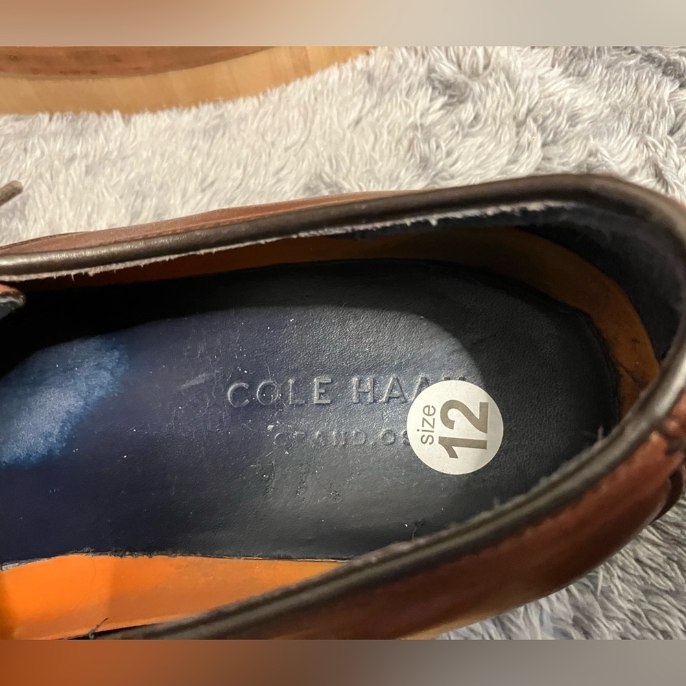 EUC - Cole Haan Men's Lennox Hill Oxford Dress Shoe - Sz 12M - Picture 7 of 13
